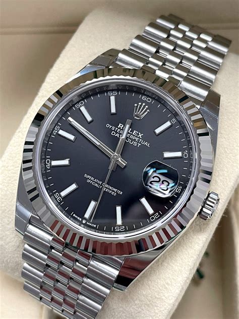 rolex datejust 41 staal|rolex datejust 41mm stainless steel.